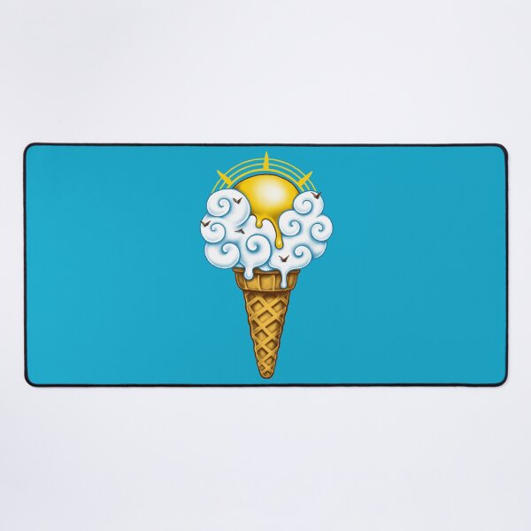 Sunny Ice Cream Tapis de souris XXL