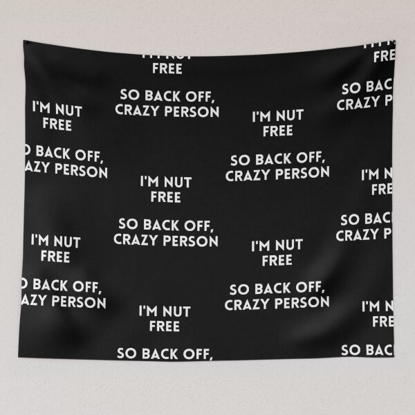 Item preview, Funny Nut Free for Introverts and Drama Avoiders designed and sold by Brimwood.