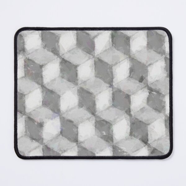 Item preview, brushed patterns gray iso cube designed and sold by Filigranas Digitales.