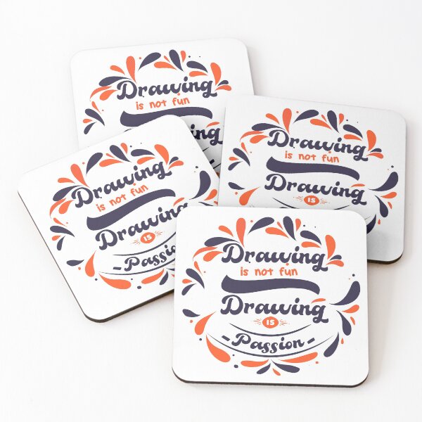 Item preview, Drawing Is not fun Drawing is Passion Gift for Artists friends designed and sold by OUSSAMAVIP.