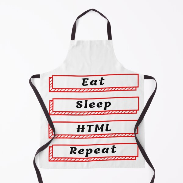 Item preview, Eat sleep HTML repeat slogan designed and sold by BleachFan3.