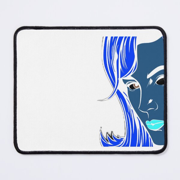 Retro Pop Art Woman Mouse Pad