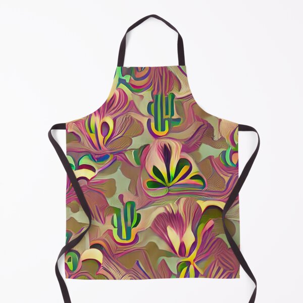 Item preview, Southwest psychedelic pattern, colorful cactus designed and sold by MagickalGrunge.