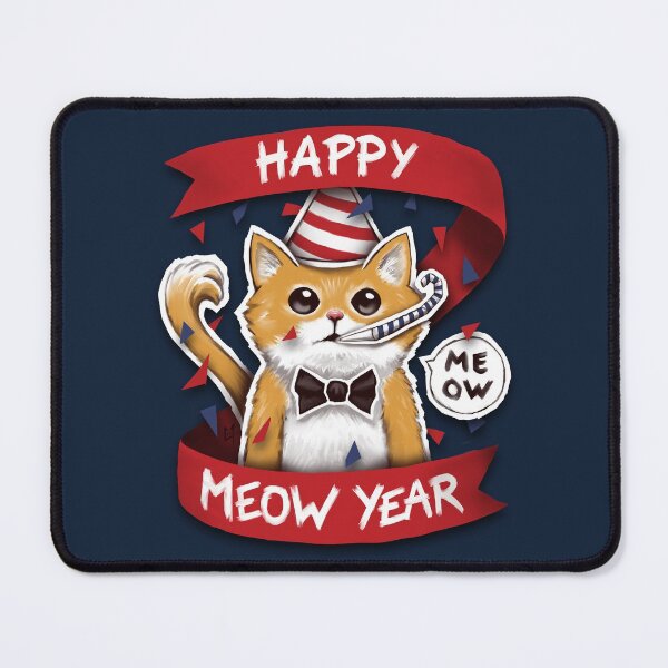 Item preview, Happy Meow Year designed and sold by c0y0te7.
