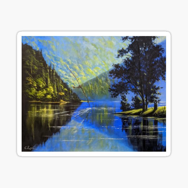 Item preview, Flight over the Lake designed and sold by AaronLongArt.