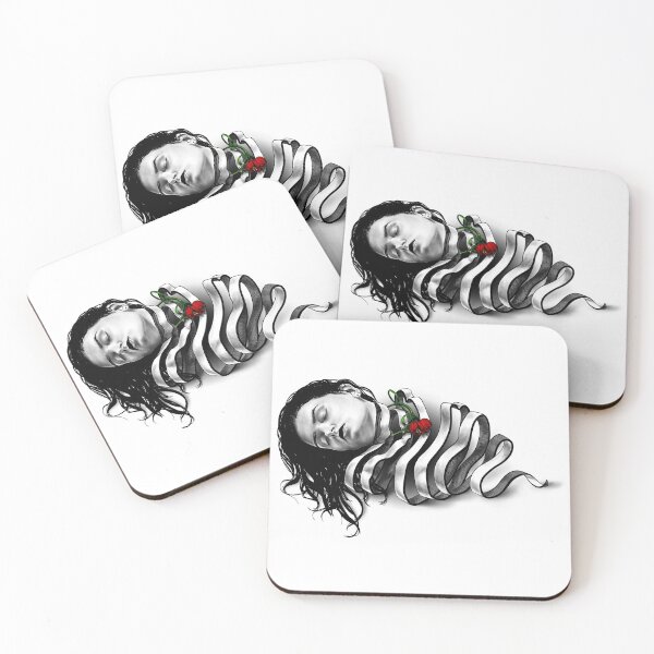 Item preview, Loop- a portrait (monochromatic Illustration on white) designed and sold by Anicatattoos.