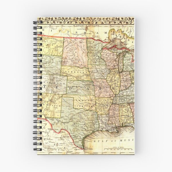 Item preview, Old Vintage USA Map of the Fifty States designed and sold by WanderingLife.