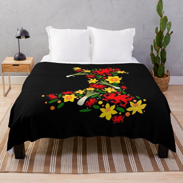 Item preview, Wales Map Welsh Dragon Daffodils Leeks Cymru St Davids Day designed and sold by juvajay.