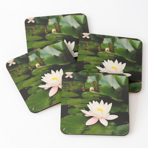 Item preview, Water lilies in a pond designed and sold by HenrikGPhoto.