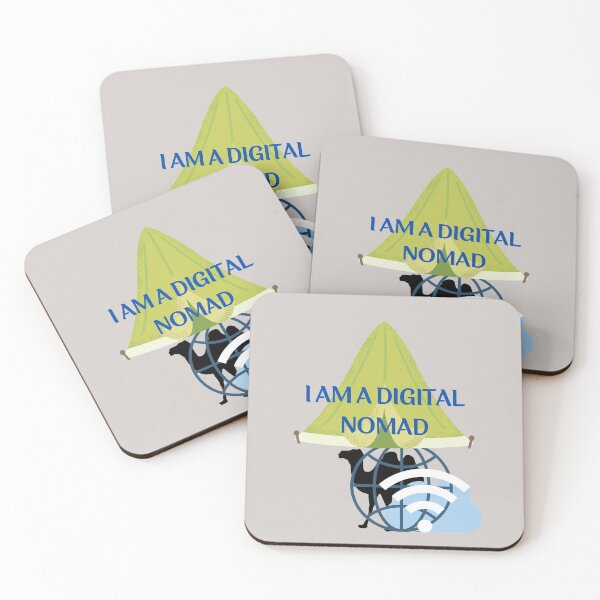 Item preview, I AM A DIGITAL NOMAD designed and sold by SooDesignStudio.