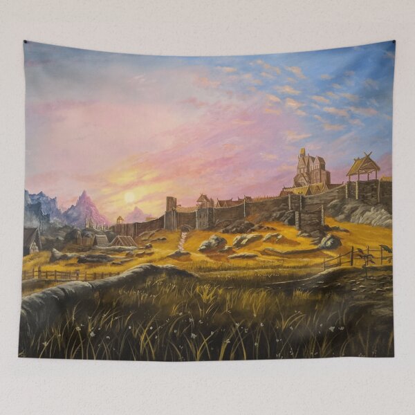 Item preview, Sunset over the City designed and sold by AaronLongArt.