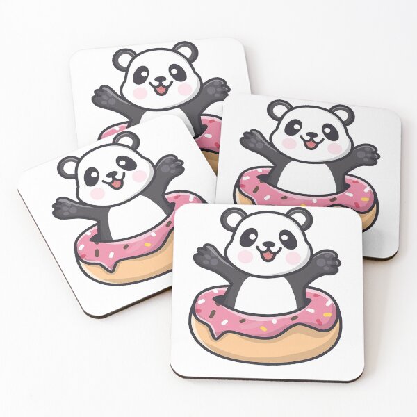 Item preview, CUTE PANDA POPPING OUT OF A DONUT designed and sold by BangferoStore20.