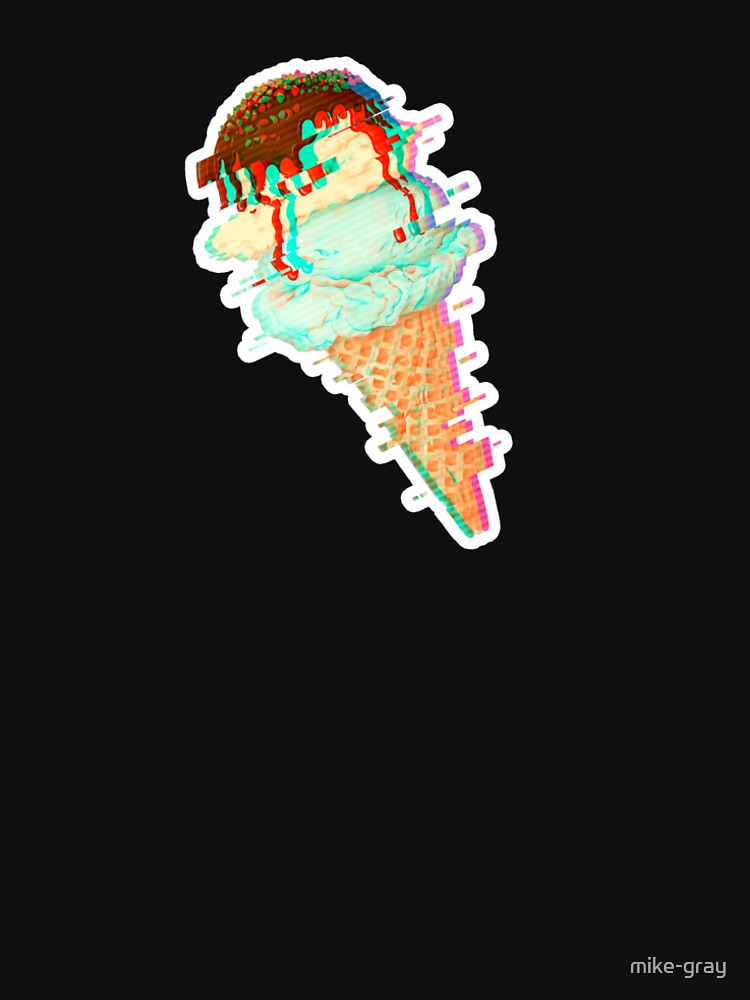 Glitchy Ice Cream Cone by mike-gray
