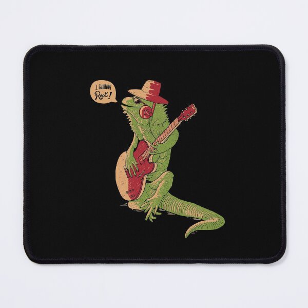 Item preview, I Gwanna Rock! - Funny Iguana Guitar Gift  designed and sold by EduEly.