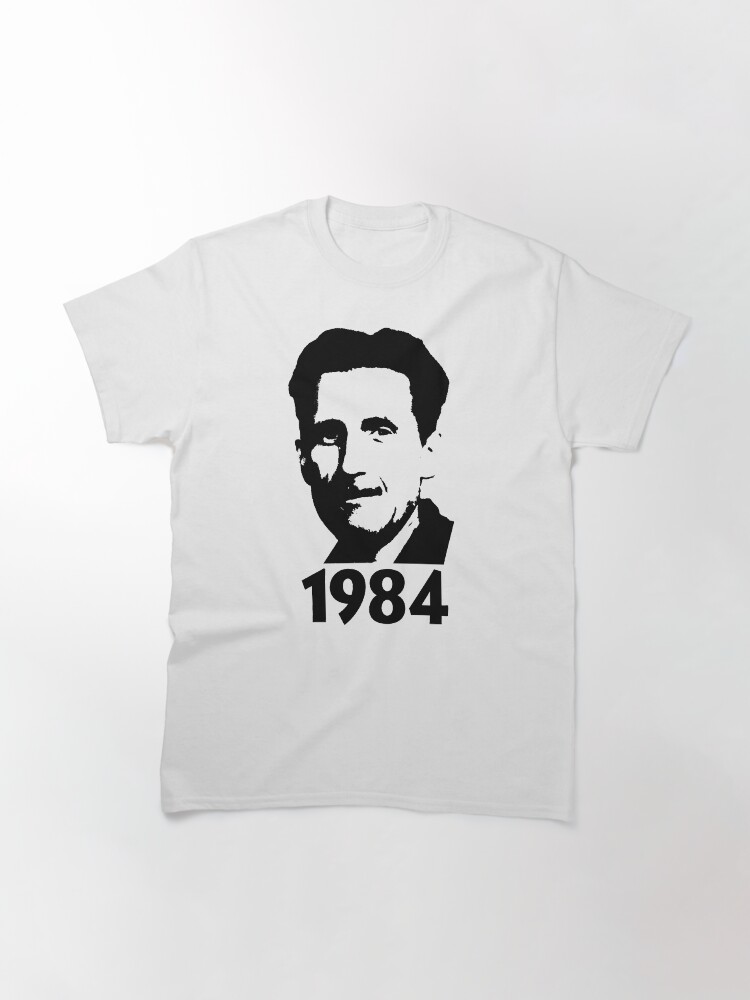 Thumbnail 3 of 7, Classic T-Shirt, George Orwell - 1984 designed and sold by thedrumstick.