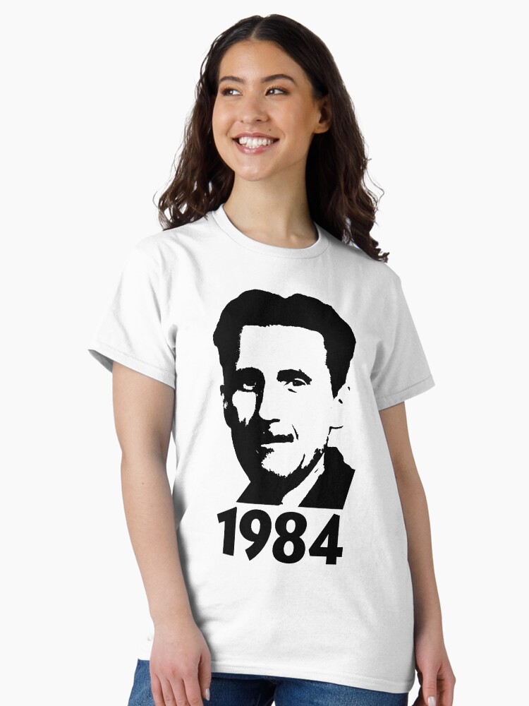 Thumbnail 1 of 7, Classic T-Shirt, George Orwell - 1984 designed and sold by thedrumstick.