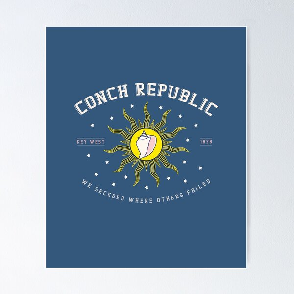 Item preview, Conch Republic "We Seceded Where Others Failed" Key West T-Shirt designed and sold by Capybara Clothing.