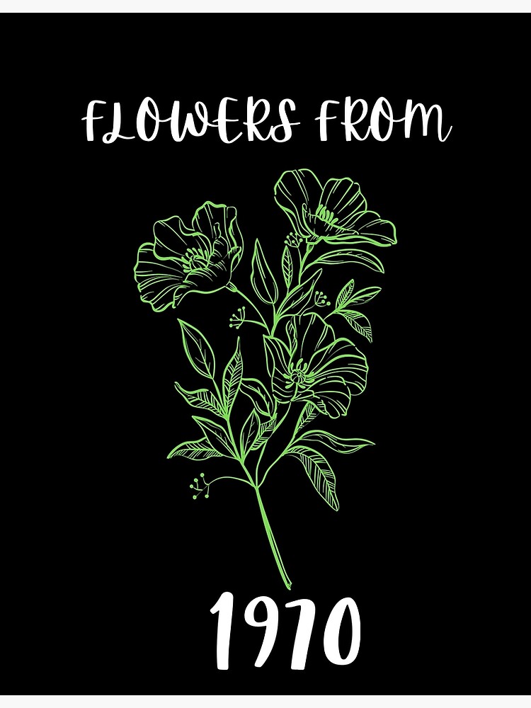 "Flowers From 1970 (vintage)" Poster for Sale by FutureKolor Redbubble