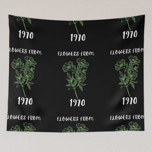 Item preview, Flowers From 1970 (vintage) designed and sold by FutureKolor.