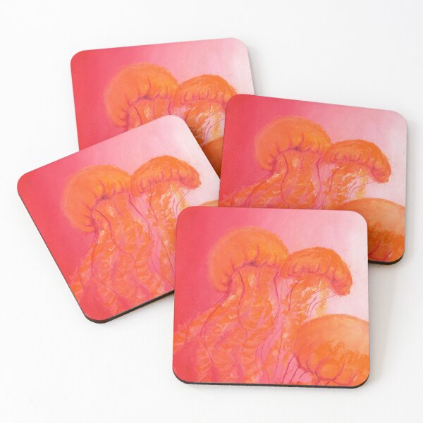 Item preview, Jellyfish in oil pastels designed and sold by Egle Kristensen.