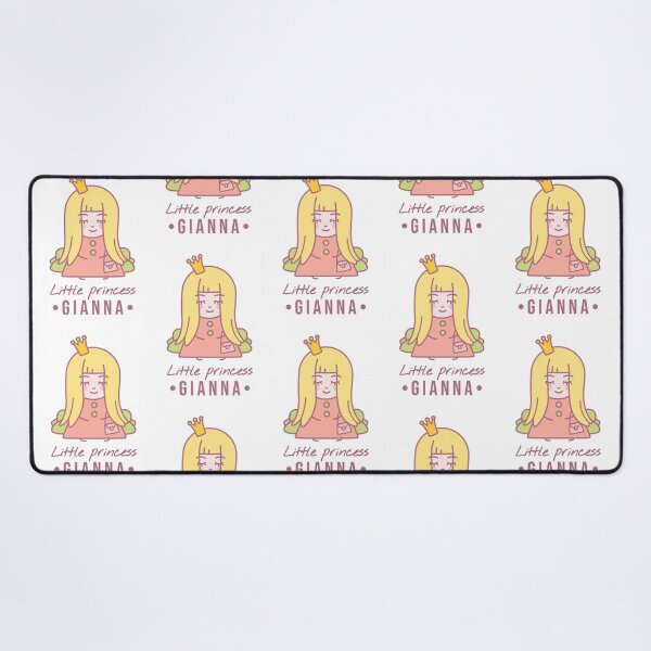 Item preview, Blonde girl with a crown on her head and a bag sits on the couch | Little princess Gianna designed and sold by AnnaRuz.