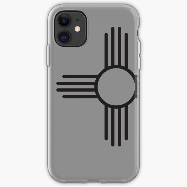 Zia black iPhone Soft Case