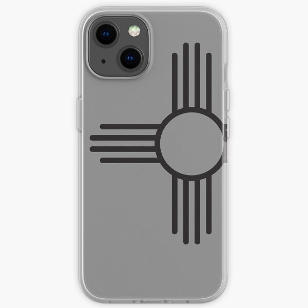 Zia black iPhone Soft Case