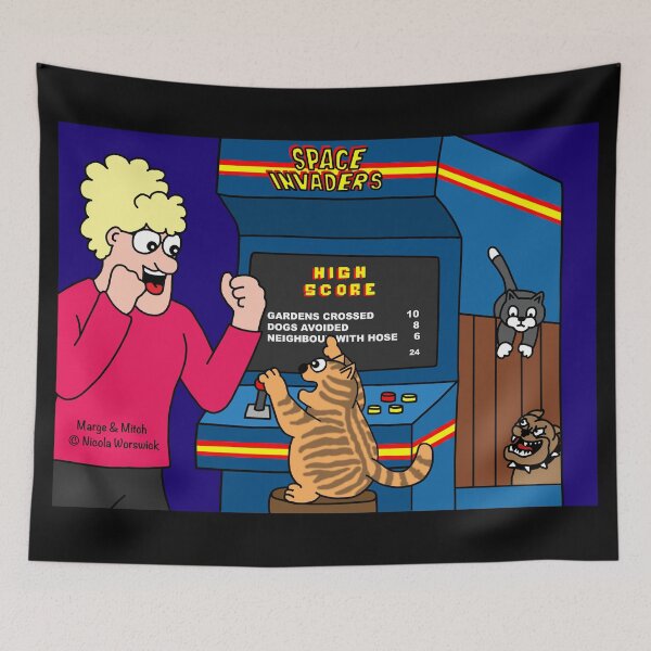 Artikelvorschau, Space Invaders entworfen und verkauft von Scat the cat.