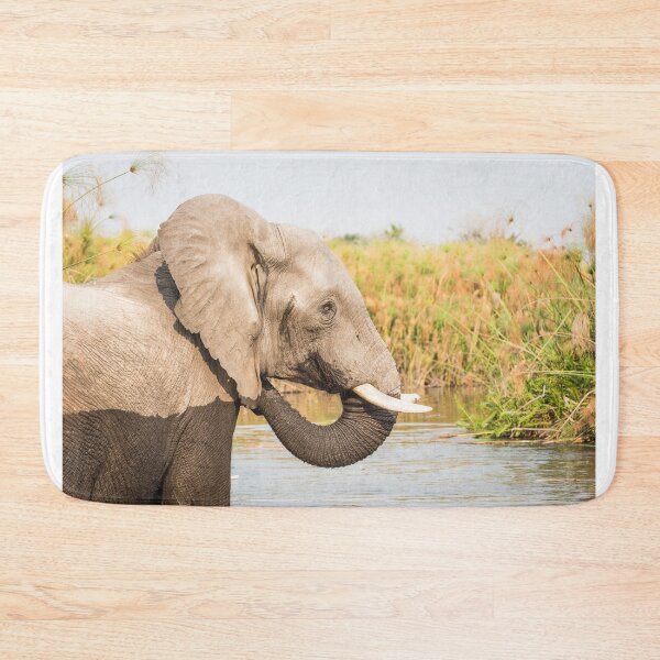 Item preview, African Bush Elephant Feeding In River designed and sold by Graham Prentice.
