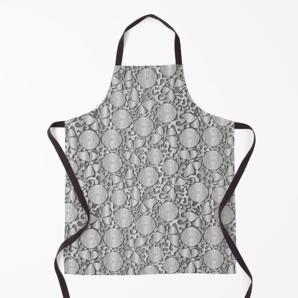 Item preview, Butterflies and silver abstract pattern on a silver background. designed and sold by Natalya Alexandrou.