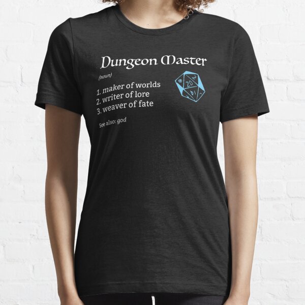 Dungeon Master (DM) Definition for Dungeons and Dragons Essential T-Shirt