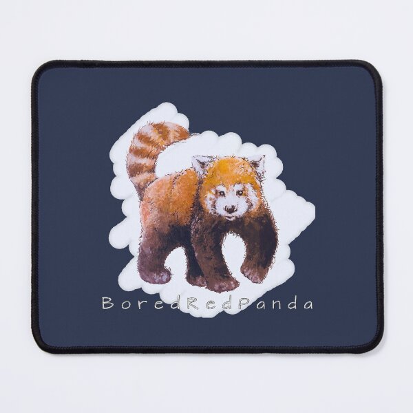 Item preview, Bored red panda at Beth salt art designed and sold by BethSaltArt.