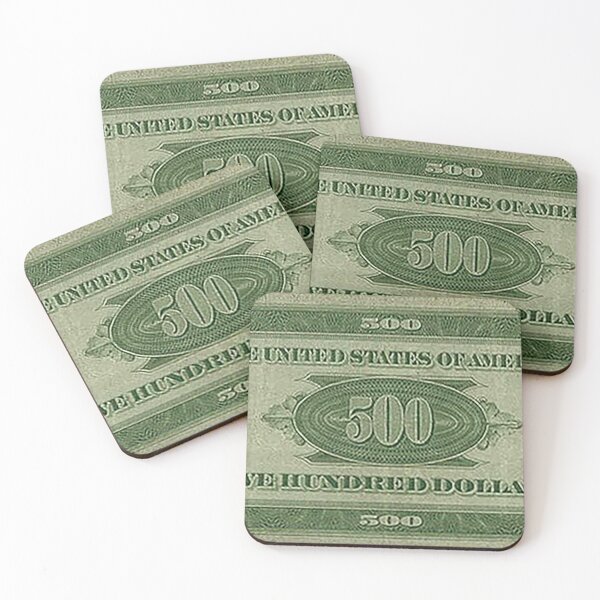 Item preview, $500 Dollar Bill Back, Federal Reserve Note, Retired Currency, Cash, Currency, Green Back,  designed and sold by Nostrathomas66.