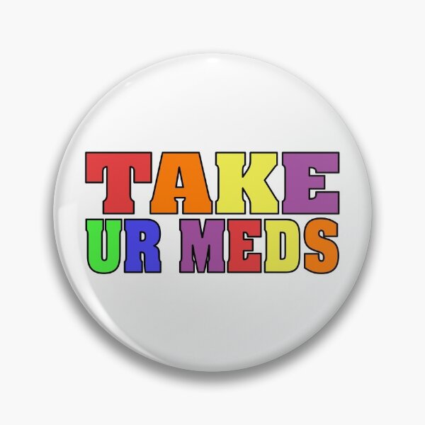 Item preview, Take Your/Ur Meds Essential Classic Sticker designed and sold by SW33TSP0T.