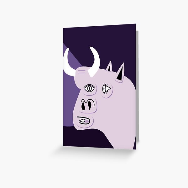 Die Bulle von Guernica Grußkarte
