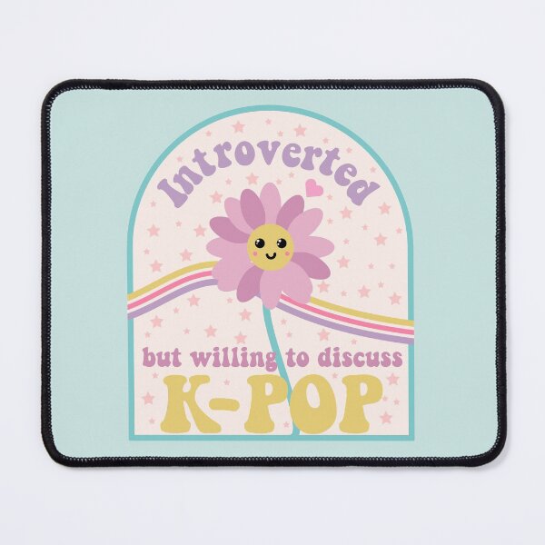 Item preview, Introverted but willing to discuss k-pop flower designed and sold by racharanha.