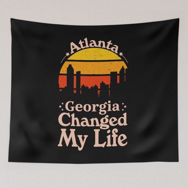Item preview, Atlanta Georgia Changed My Life Vintage Atlanta Georgia Skyline designed and sold by Creativy.