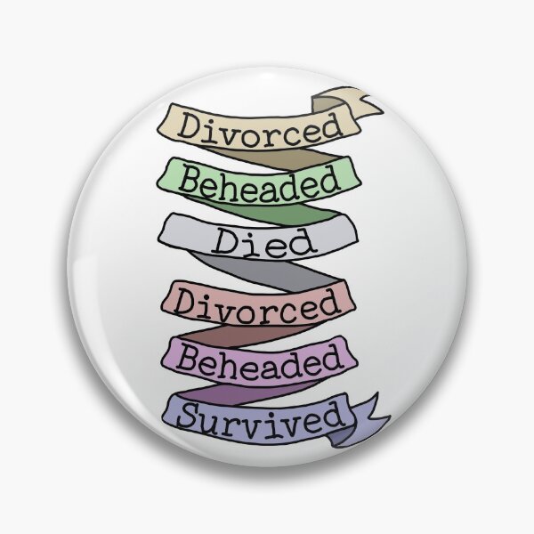 Item preview, Divorced, beheaded, died, Divorced, beheaded, survived designed and sold by Becky-Marie.