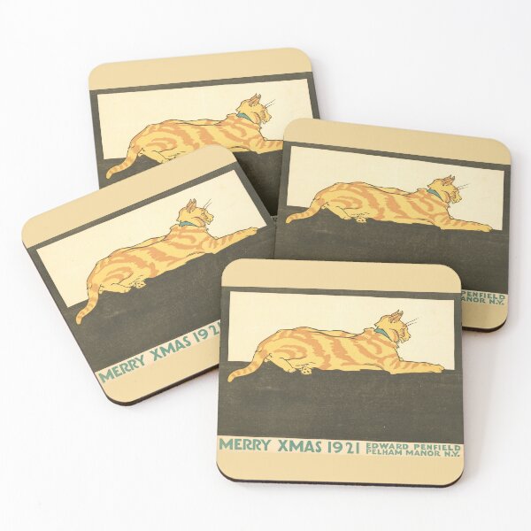 Item preview, Merry Xmas 1921 Cat designed and sold by collageDP.