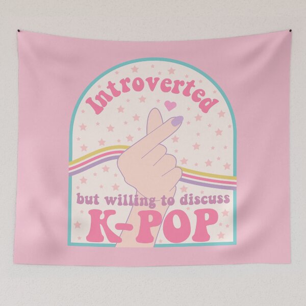 Item preview, Introverted but willing to discuss k-pop hand designed and sold by racharanha.
