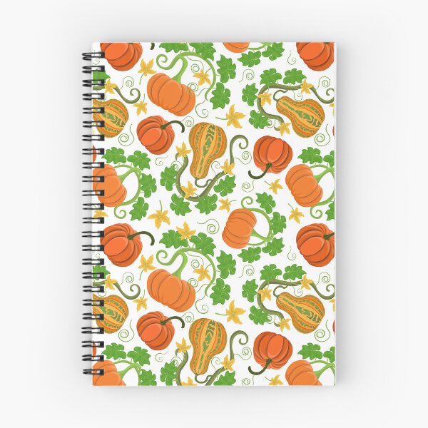 Item preview, Blooming pumpkins in a white background. designed and sold by Natalya Alexandrou.