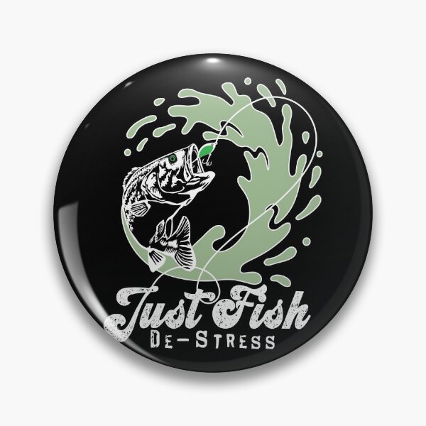 Item preview, JUST FISH DE-STRESS, FISHING IS MY THERAPY designed and sold by FlutteringWings.