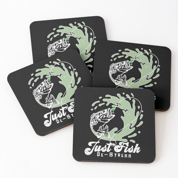 Item preview, JUST FISH DE-STRESS, FISHING IS MY THERAPY designed and sold by FlutteringWings.