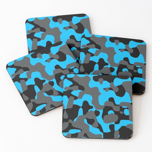 Item preview, Deep Sky Blue Camo Pattern designed and sold by NexusArts.