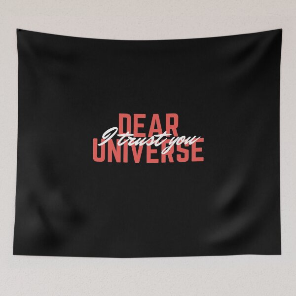 Item preview, Dear Universe I Trust You, Motivational Slogan designed and sold by NECHSTORE.