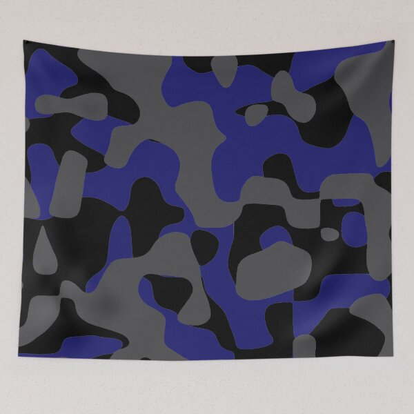 Item preview, Midnight Blue Camo Pattern designed and sold by NexusArts.