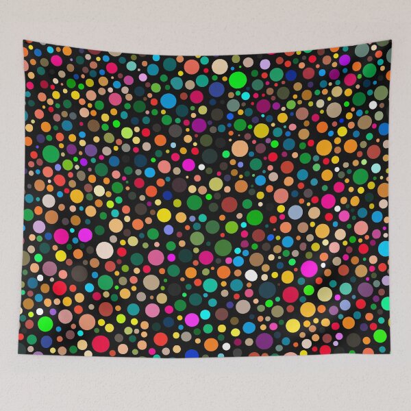 Item preview, Multicolor Polka dot's pattern  designed and sold by cutecrazytshirt.
