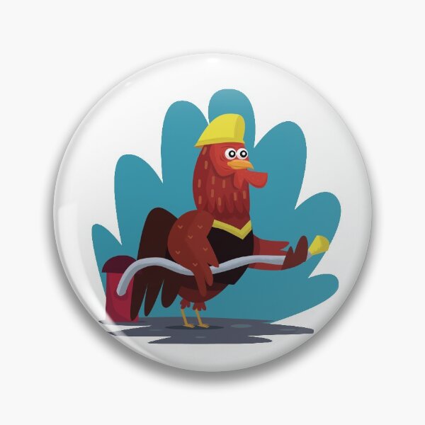 Item preview, Chicken firefighter designed and sold by pragmastyle.