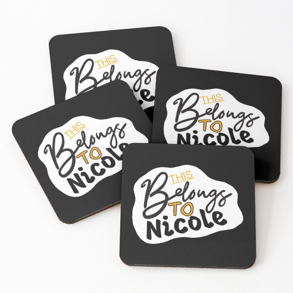 Item preview, This Belongs To Nicole - Personalized Gift designed and sold by ThatsJustJilly.