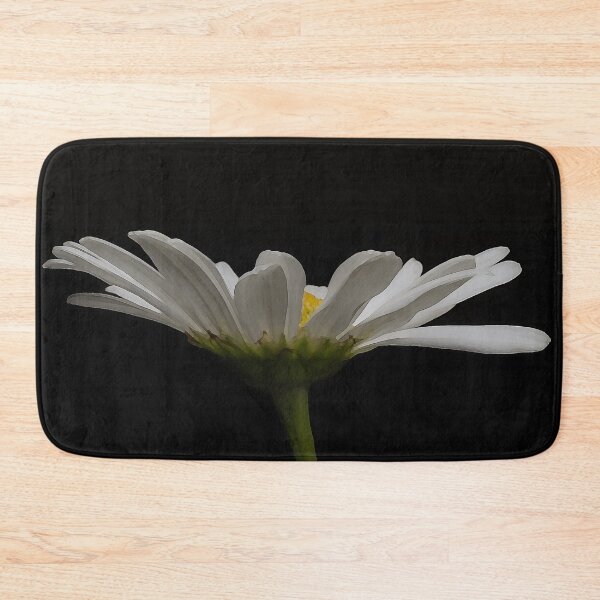 Item preview, Daisy on Black Background with Oil Paint Effect- Garden designed and sold by Lisa Thomas.